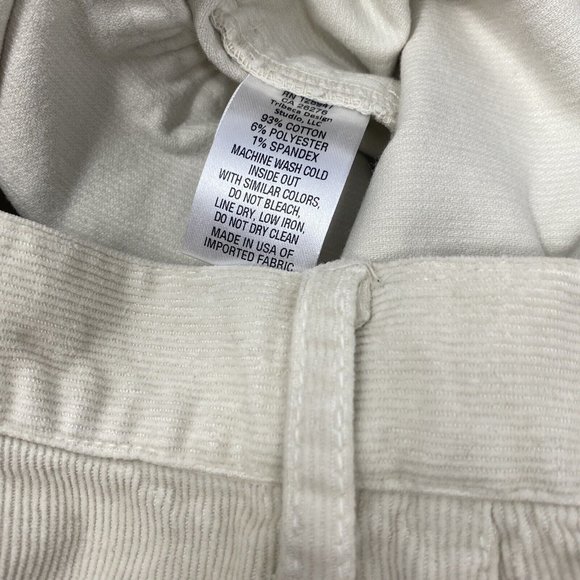 Nili Lotan Shon Winter White Corduroy Pants 2 NWT $450 - Picture 8 of 8